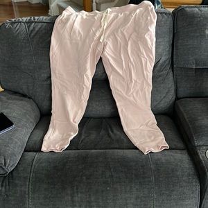 Brand new without tags pink jogger pants size XL.